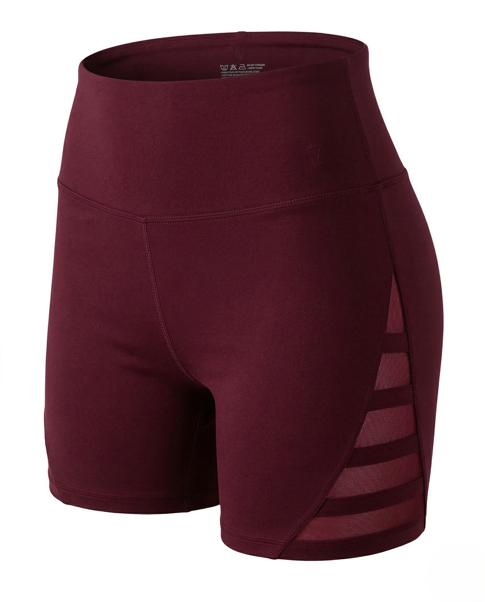 Woman wearing curve-enhancing peach lift yoga pants with mid-rise waistband and three-quarter length designed for contouring and active comfort