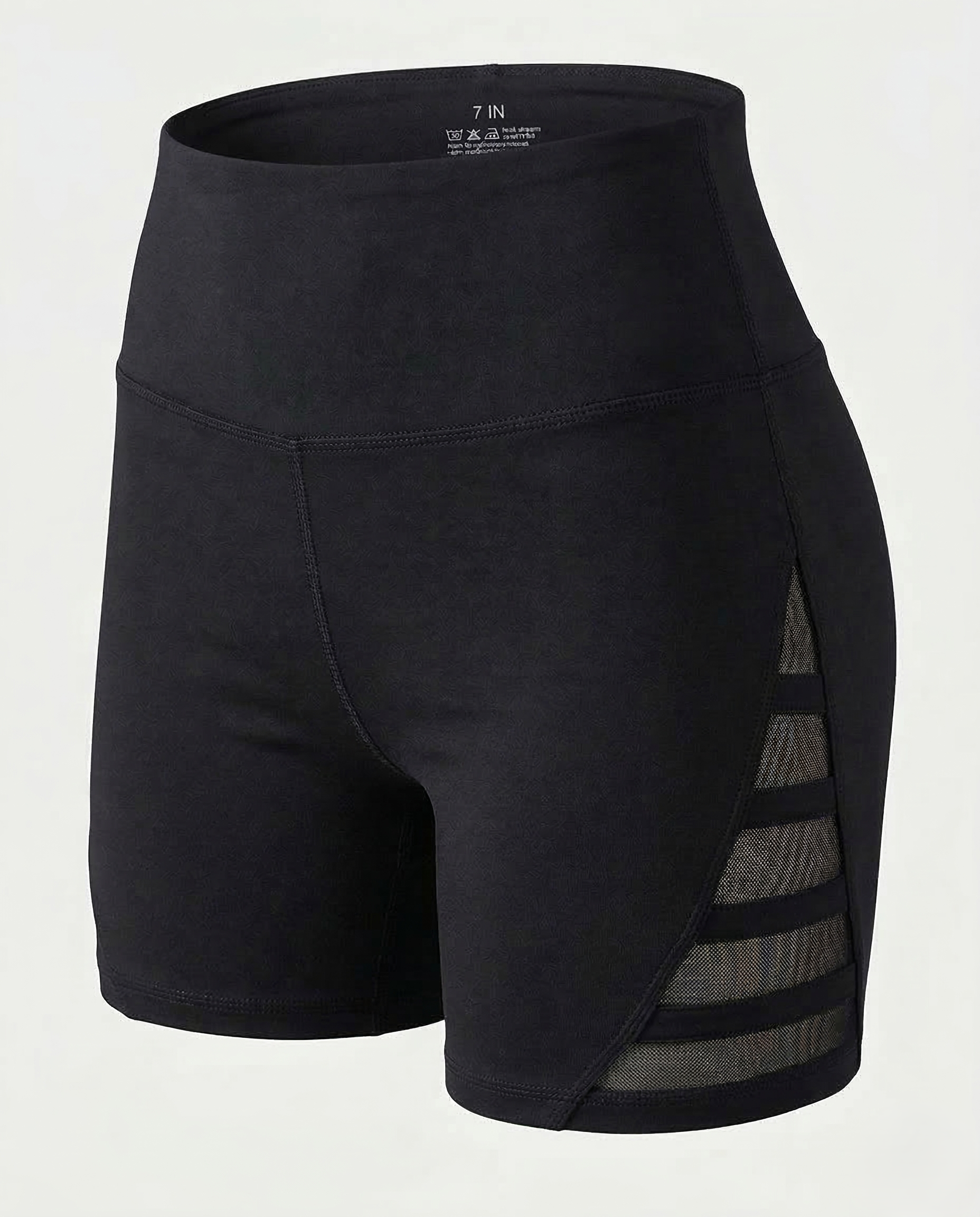Curve-enhancing peach lift yoga pants with contouring fit and mid-rise waistband
