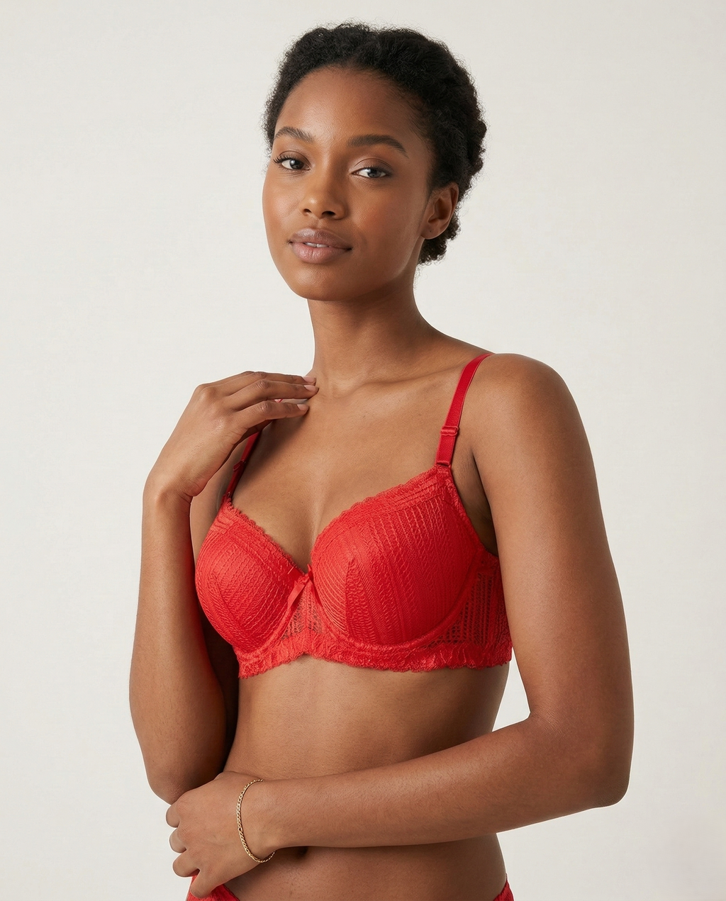 Curvy Lace Underwire Bra