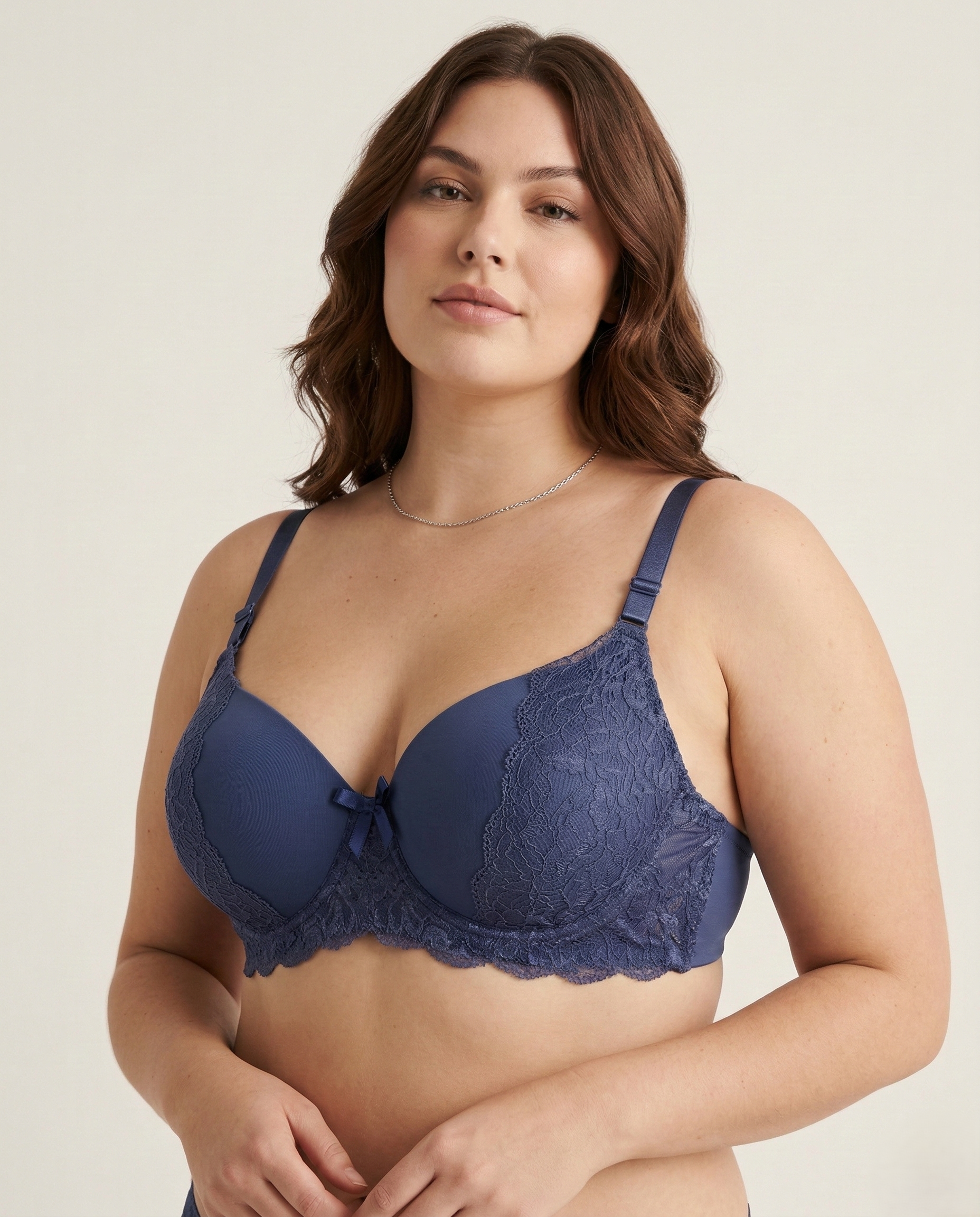 D–E Cup Lace Underwire Bra
