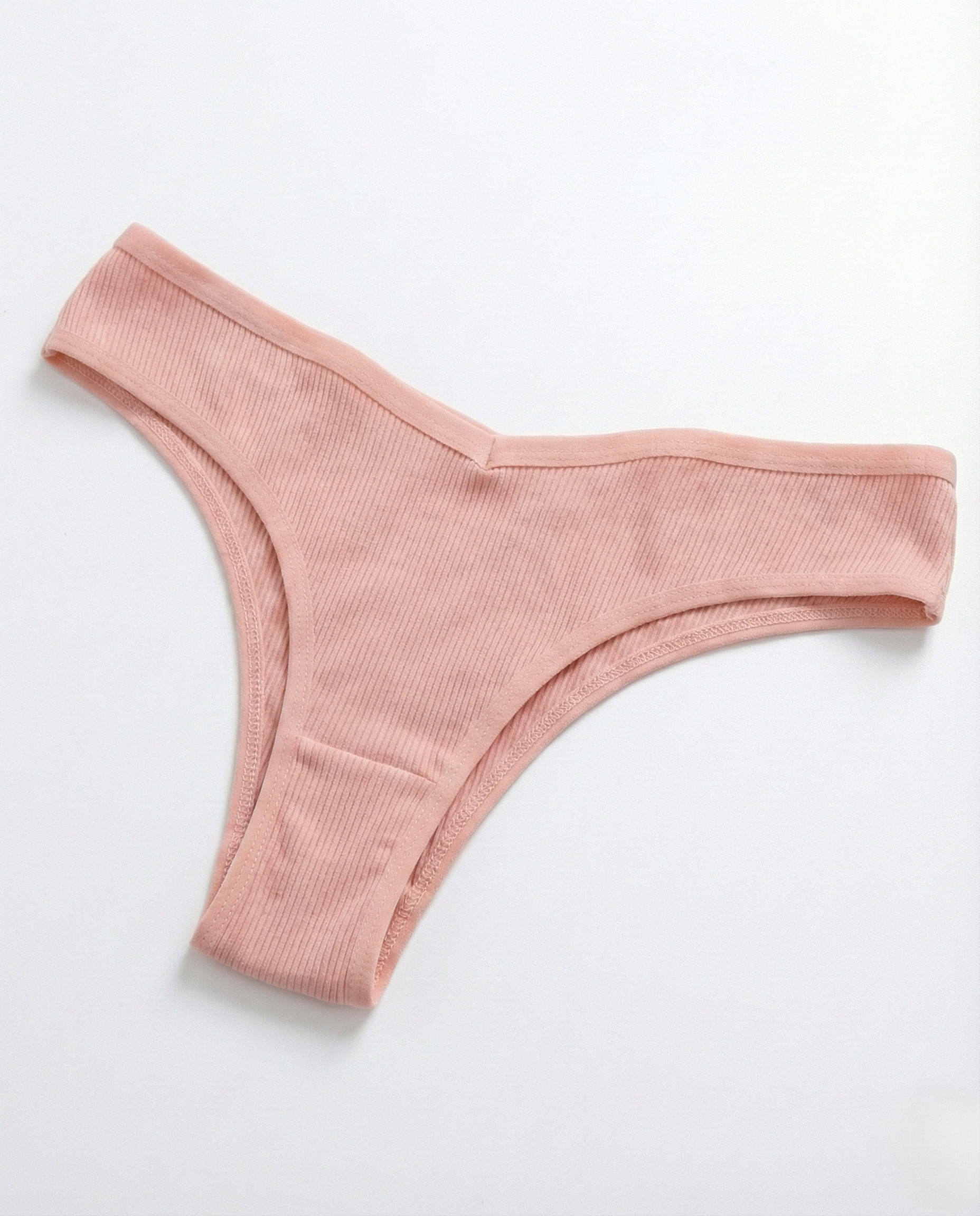 Lightweight Everyday Cotton Thong in soft breathable fabric with seamless low-rise fit for daily comfort