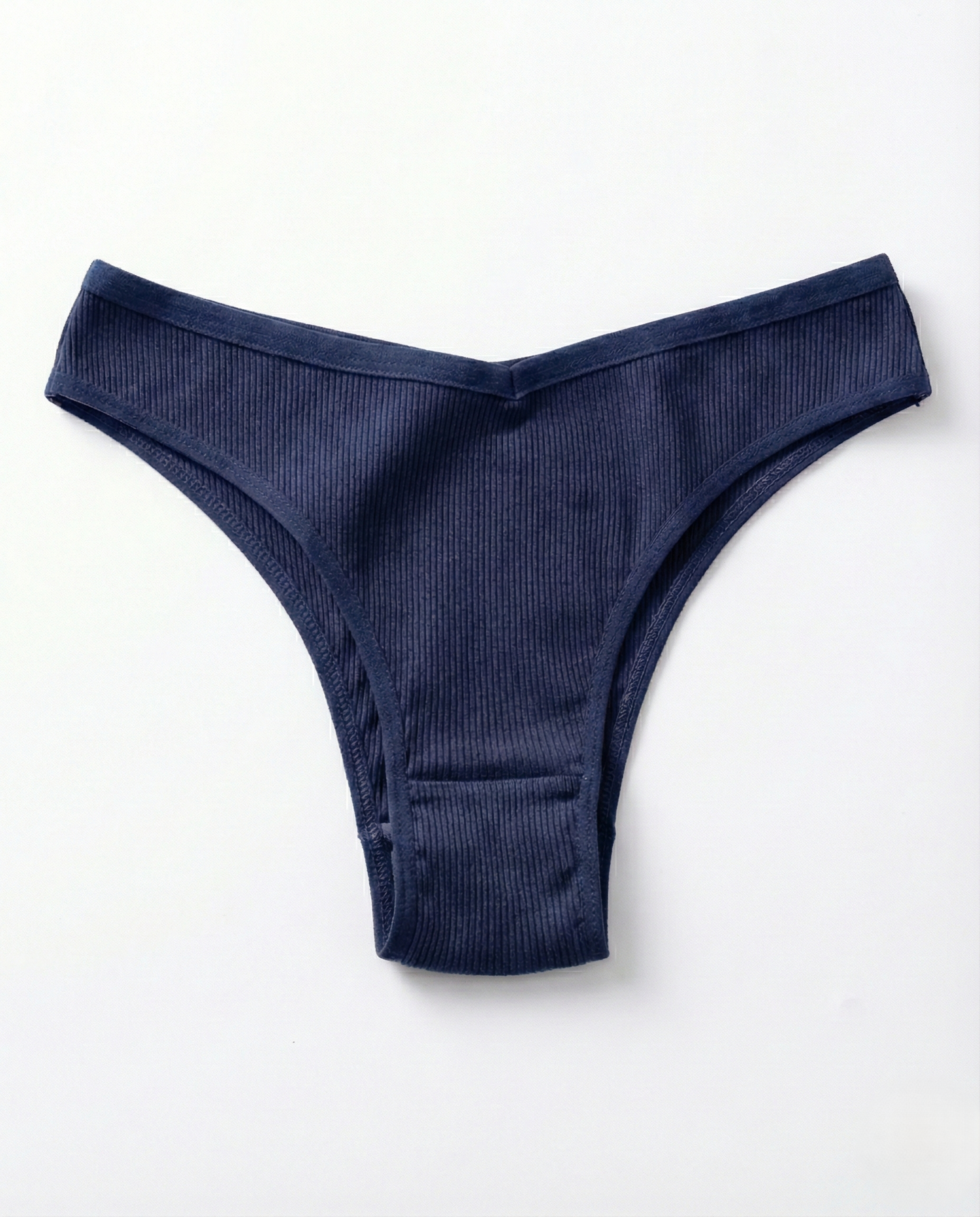Lightweight Everyday Cotton Thong in soft breathable fabric with seamless low-rise fit for everyday comfort