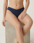 Lightweight breathable Everyday Cotton Thong in soft cotton blend with seamless low-rise design for daily comfort