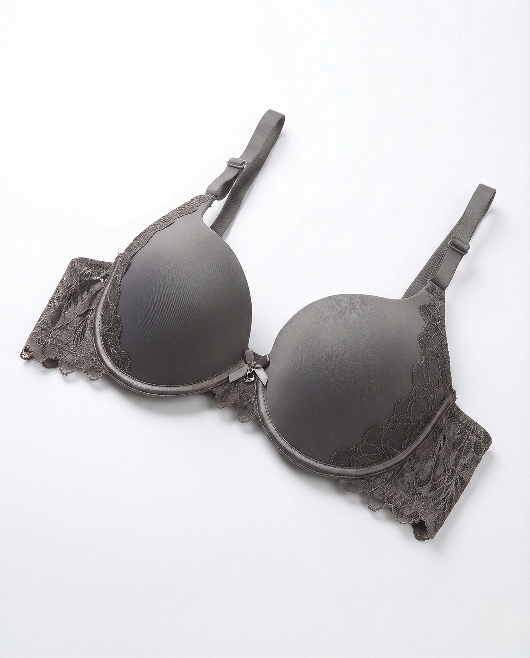 Luxe Lace Bow Bra elegant lace lingerie with bow accent and T-back design