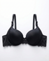 Luxe Lace Bow Bra wire-free 3/4 cup lace bra with bow detail and adjustable straps for elegant, comfortable support
