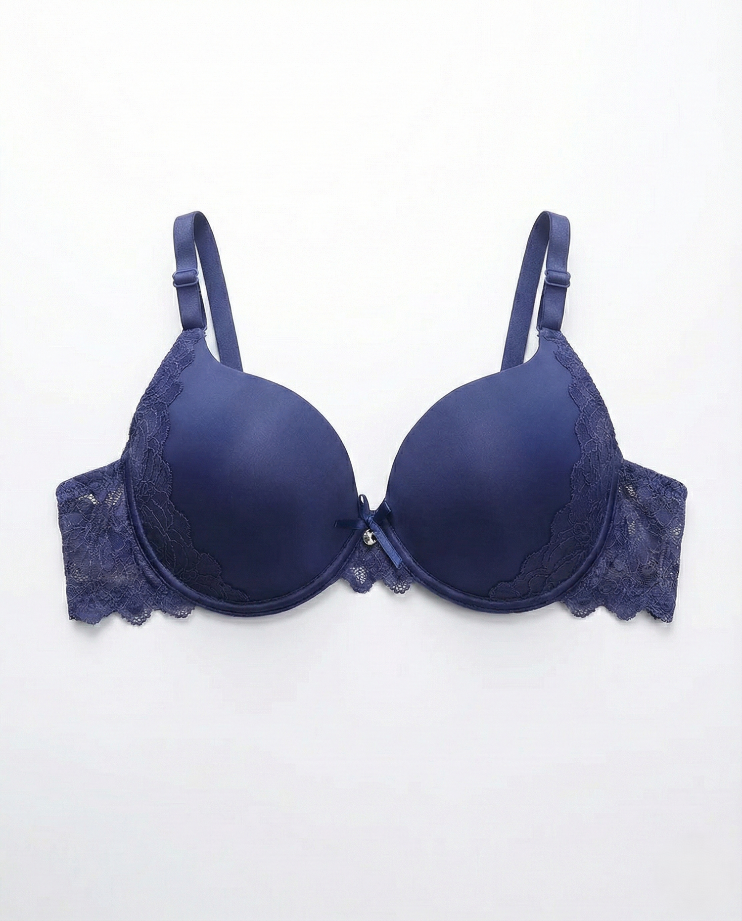 Luxe Lace Bow Bra elegant lace lingerie with bow and T-back design for comfortable all-day wear