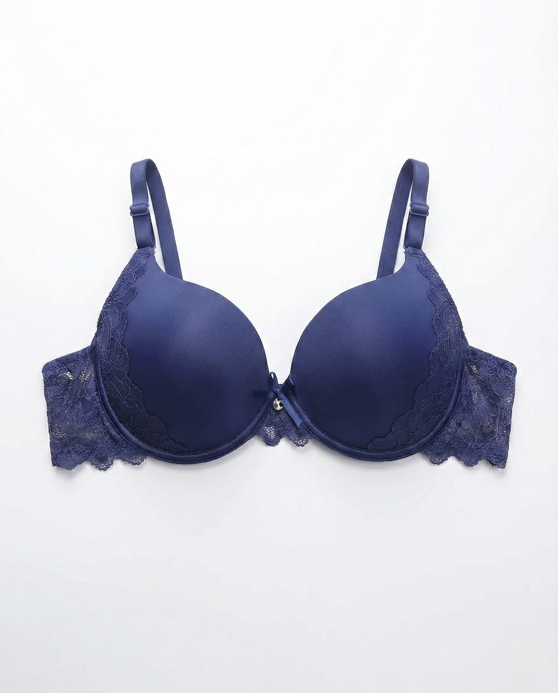 Luxe Lace Bow Bra elegant lace lingerie with bow and T-back design for comfortable all-day wear