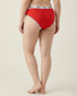 Mid-waist cotton panties in neutral color with seamless design and breathable fabric for comfortable everyday wear