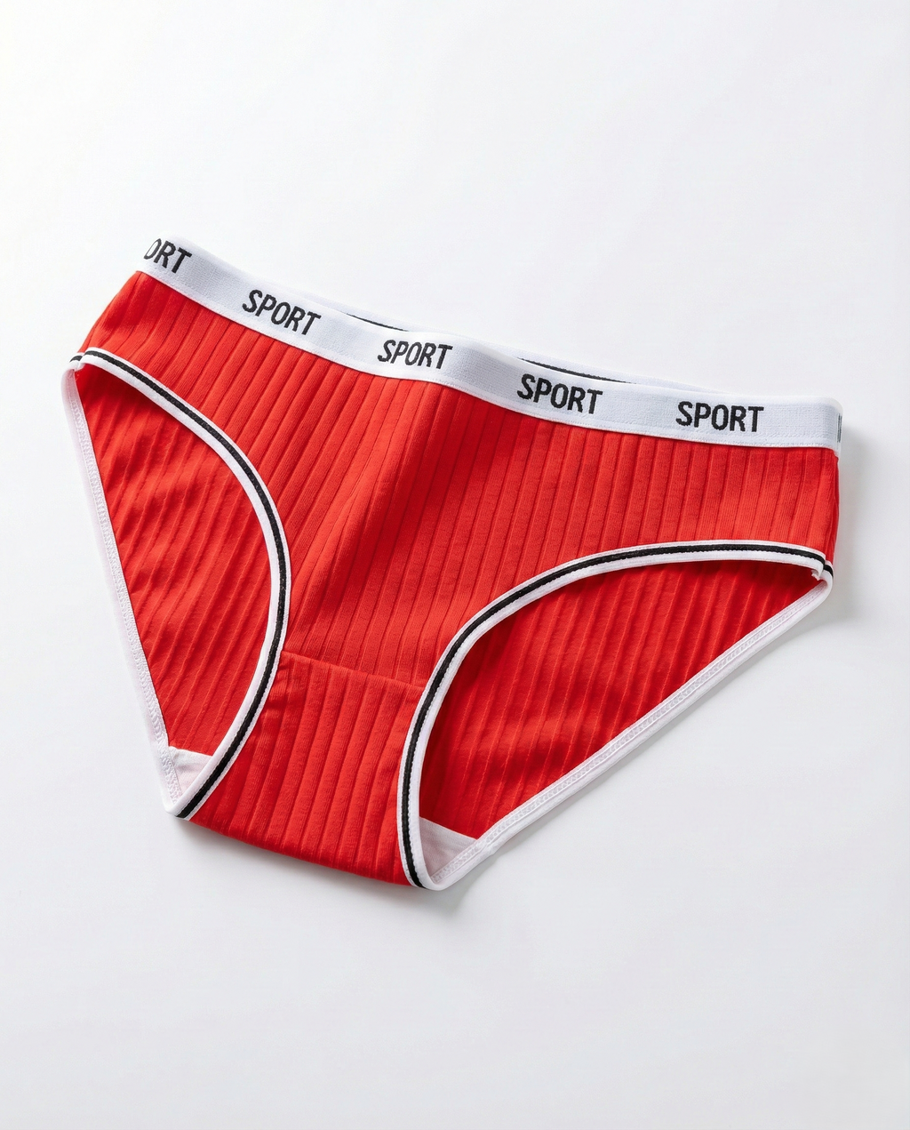 Mid-waist cotton panties in beige with seamless design and breathable fabric for everyday comfort
