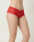 Pearl Detail Lace Thong with seamless edges and pearl-inspired lace pattern for comfort and elegance