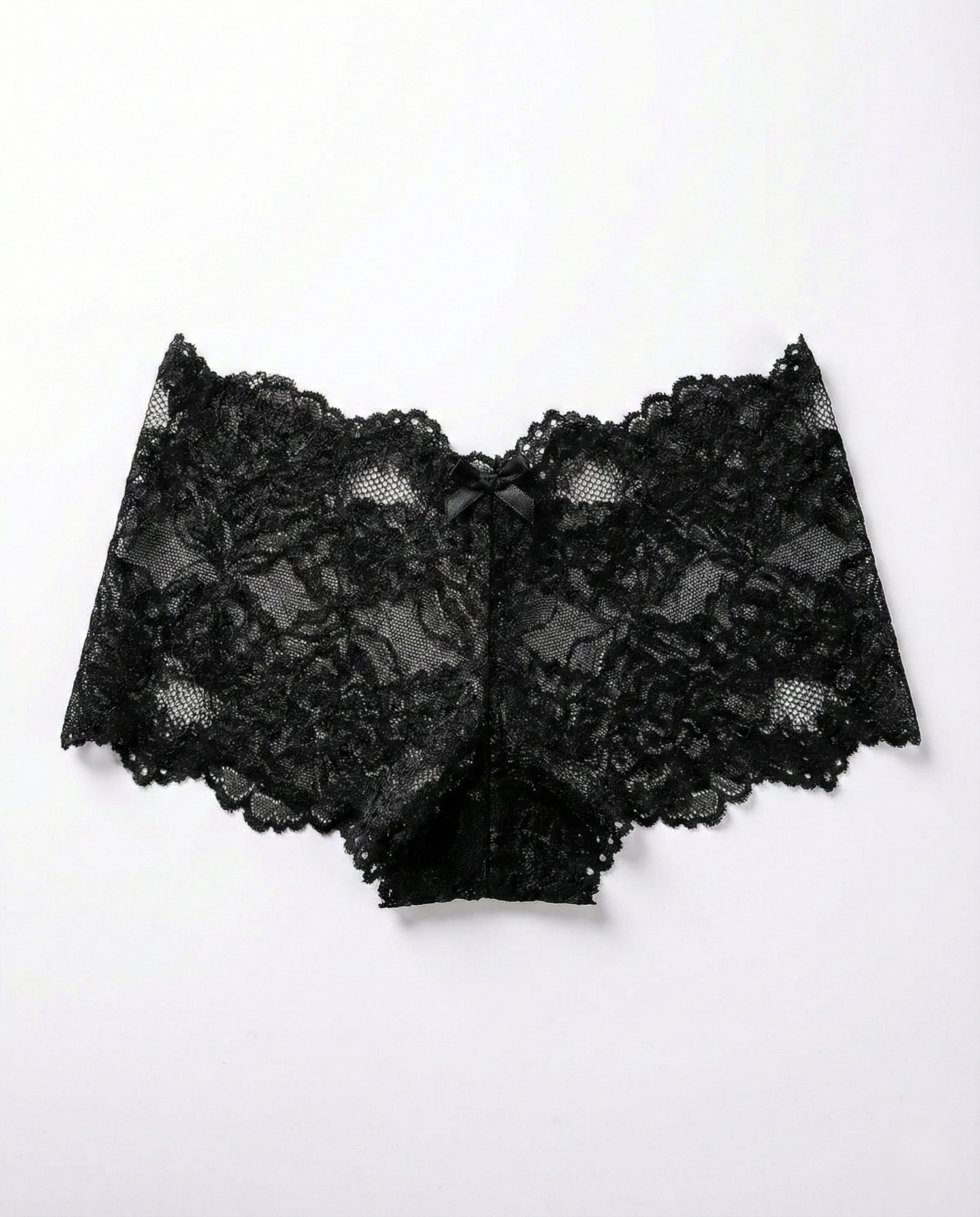 Pearl Detail Lace Thong low-rise with pearl-patterned lace and seamless edges for invisible wear