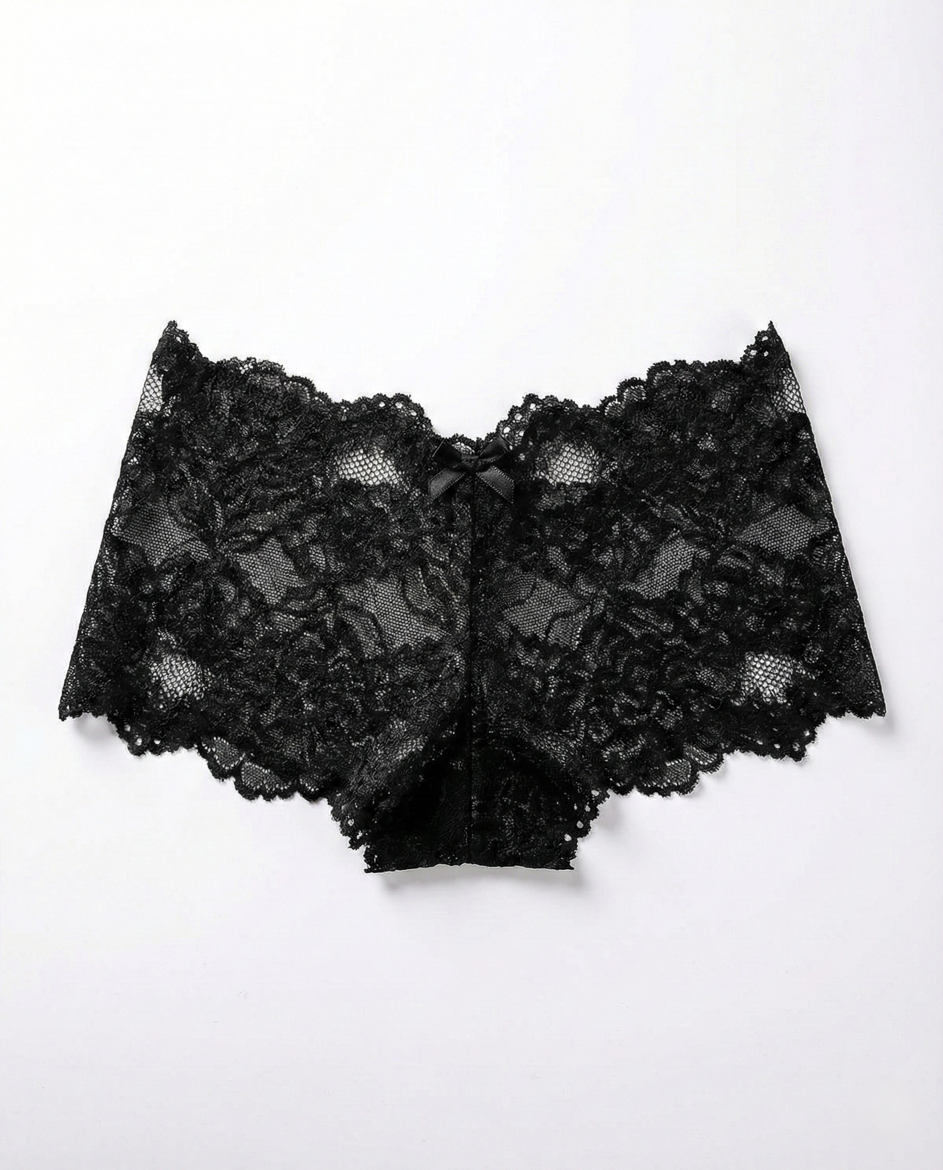 Pearl Detail Lace Thong low-rise with pearl-patterned lace and seamless edges for invisible wear