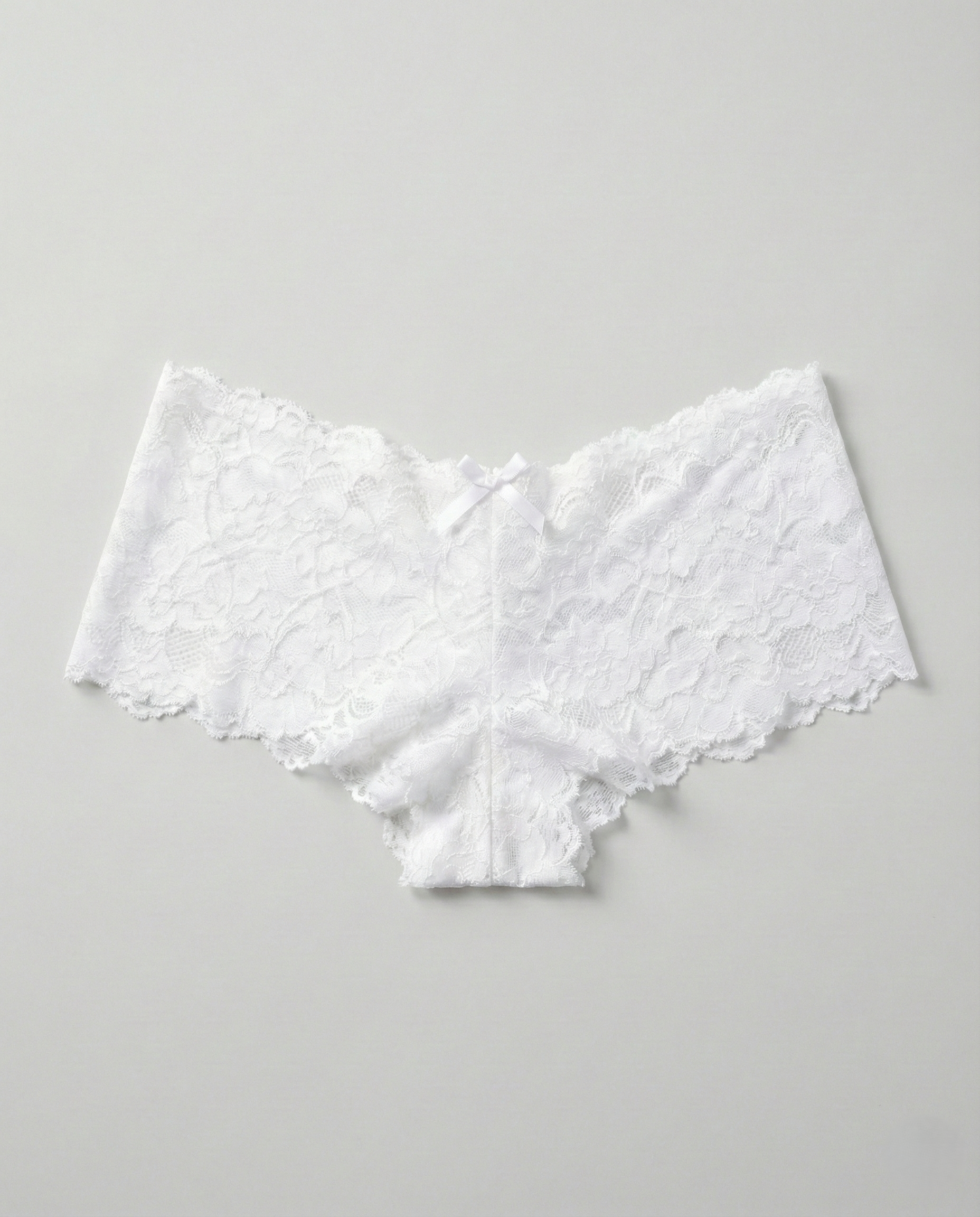 Pearl Detail Lace Thong with pearl-inspired lace pattern and seamless low-rise design