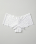 Pearl Detail Lace Thong with pearl-inspired lace pattern and seamless low-rise design