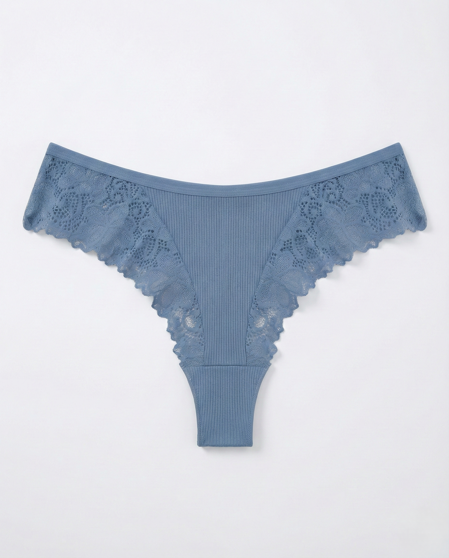 Romantic Lace Thong women's underwear with lightweight breathable fabric and delicate lace trim