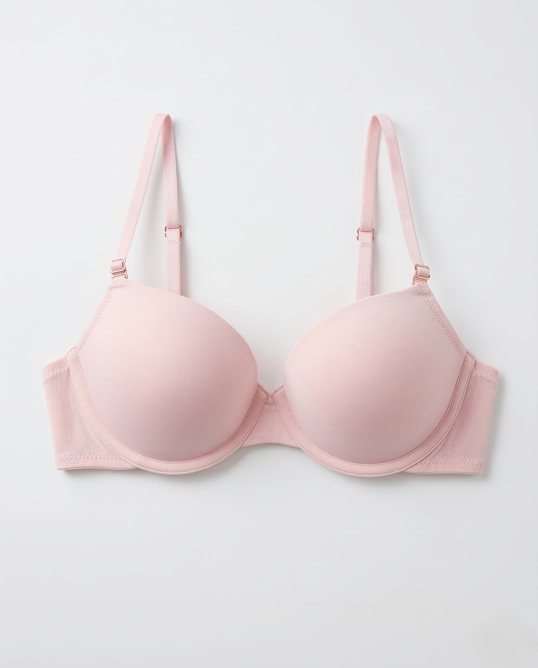 Smooth underwire bra, seamless lightweight design enhancing natural feminine curves