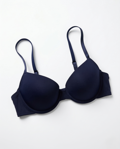 Smooth underwire bra with seamless cups and adjustable straps for lightweight support and enhanced curves