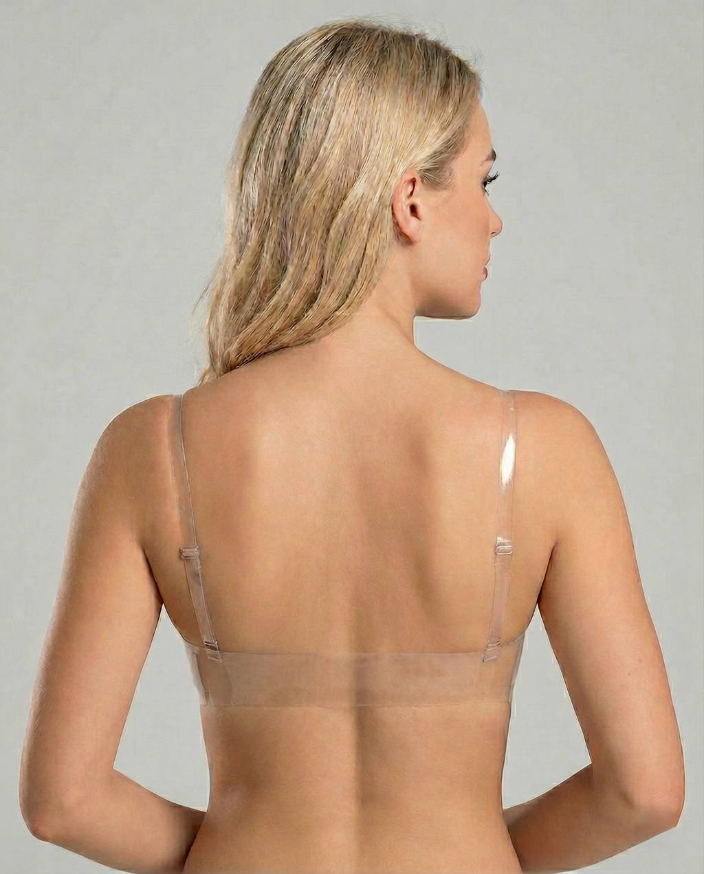 Black strapless push-up bra with underwire and seamless design for bold lift and cleavage enhancement